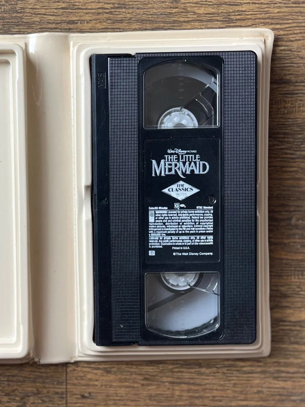 The Little Mermaid VHS #913 Walt Disney Classic Clamshell